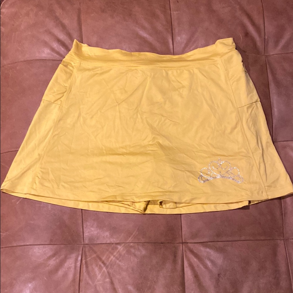 Yellow Skirt with Embellishment